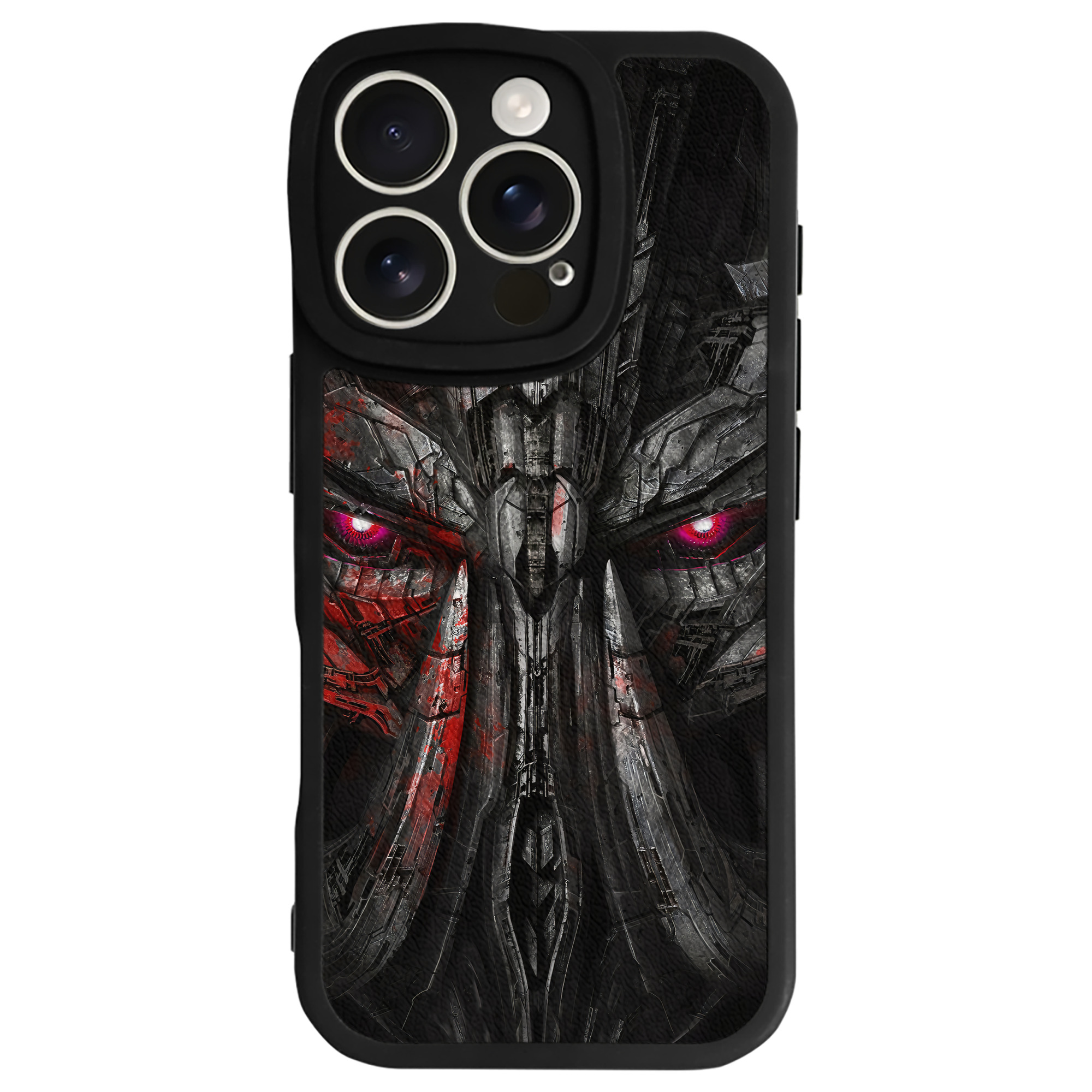 （画像用） Transformers トランスフォーマー 【iPhone 16シリーズ対応】シリコンスマホケース（レザー調） 材質：シリコン